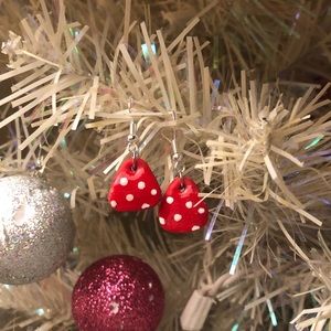 Mushroom earrings!